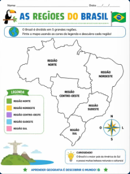 As regiões do Brasil